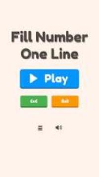 Fill Number One Line游戏截图4