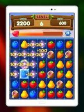 Fruit Crush Link Match 3 Puzzle Game游戏截图1