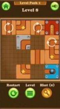 Ballz Labyrinth: Sliding Puzzle游戏截图1