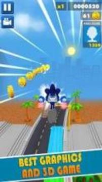 Temple Sonic Subway Rush游戏截图1