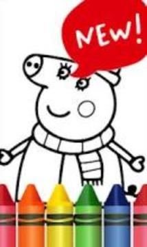 Free Peppa and Friends Coloring Book游戏截图3