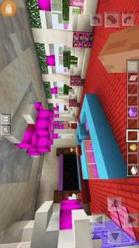 Cute Pink House 2018 MCPE Minigame for Girls游戏截图2