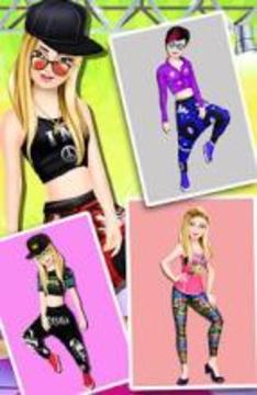 Rockstar Girl Fashion Salon游戏截图1