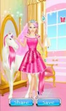 Magic Princess Barbie Dress Up Game For Girls游戏截图1