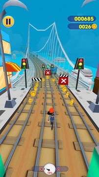 New Subway Surf 3D: Rush Hours 2018游戏截图2