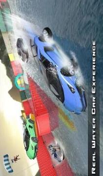 Water Surfer Car : Floating Car Driver Racing Game游戏截图1