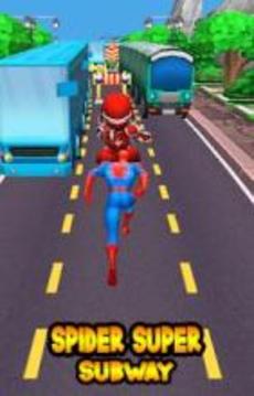 Avenger Spider Subway Infinity 3D游戏截图3