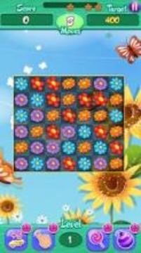 Blossom Crush - Best Flower Crush Mania Game游戏截图5