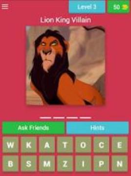 Disney and Pixar Villains Quiz游戏截图4