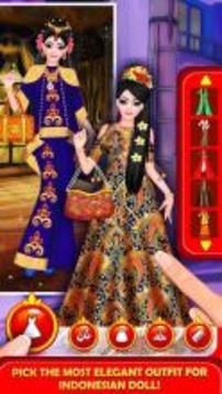 Indonesian Doll Fashion Salon游戏截图3