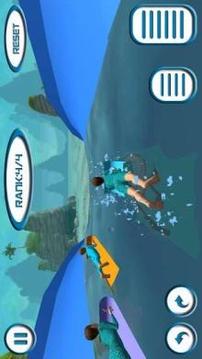 Waterpark Slate Stunts : Racing in Slates游戏截图1
