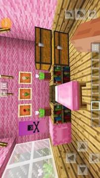 New Pink House 2018 Girls Dream MCPE游戏截图1