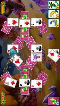 Solitaire Creatures: TriPeaks Solitaire Card Game游戏截图5