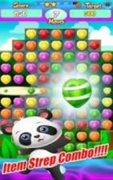 Jelly Pop Baby Panda - Match 3游戏截图4
