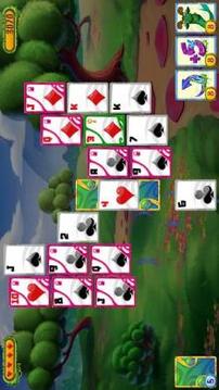 Solitaire Creatures: TriPeaks Solitaire Card Game游戏截图1