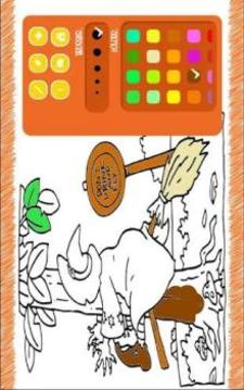 Kids Book - Coloring Witch游戏截图1