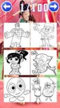 coloring wreck it ralph游戏截图4