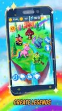 Fantasy Creatures Evolution: Fairy World Clicker游戏截图1