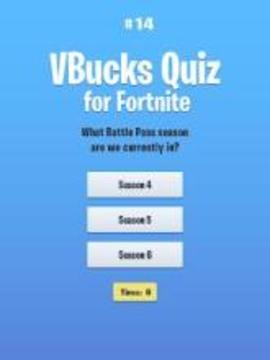 VBucks Quiz for Fortnite游戏截图1