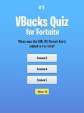 VBucks Quiz for Fortnite游戏截图2