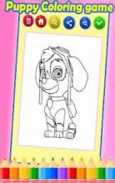 Puppy Coloring Game游戏截图1