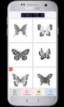 color by number butterfly Pixel Art游戏截图5