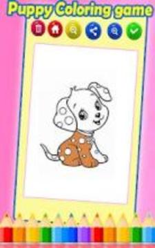 Puppy Coloring Game游戏截图2