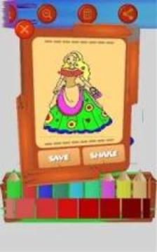 New Princess Paint Coloring Books游戏截图3