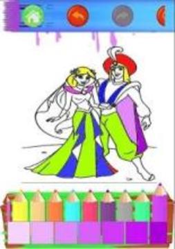 New Princess Paint Coloring Books游戏截图2