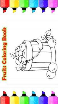 Fruit Coloring Book For kids游戏截图1