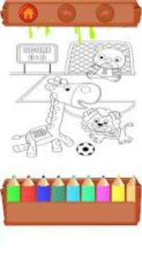 Soccer Paint Book游戏截图1