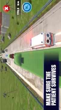 Ambulance Traffic Rescue 3D游戏截图3