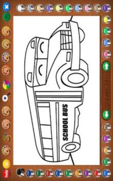 Coloring Book 11 Lite: Trucks and Things that Go游戏截图1