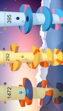 Telstar ball jump on Helix tower游戏截图1