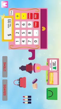 Princess Cash Register Free游戏截图2