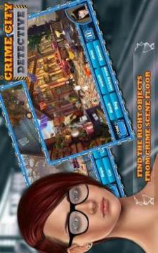 Crime City Investigation : Hidden Objects Free游戏截图1