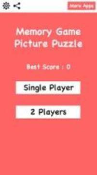 Memory Game Picture Puzzle游戏截图4