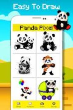 Panda Coloring By Number - Pixel Art游戏截图3