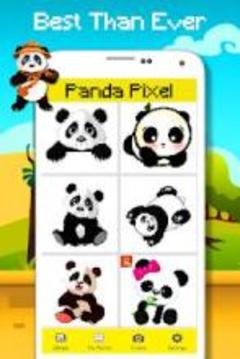 Panda Coloring By Number - Pixel Art游戏截图5