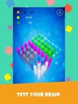 Flashlight - 3D color connect game游戏截图2