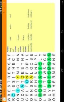 Word search with hidden quote游戏截图2