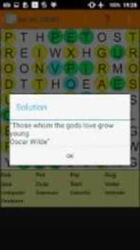 Word search with hidden quote游戏截图5