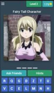 Fairy Tail Characters Quiz游戏截图4