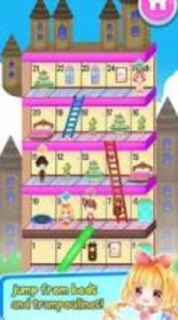 Snake & Ladder, Board game with Princess Cherry游戏截图3