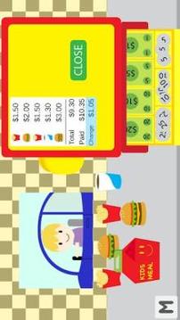 Kids Burger Cash Register Free游戏截图5