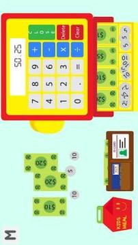 Kids Burger Cash Register Free游戏截图1