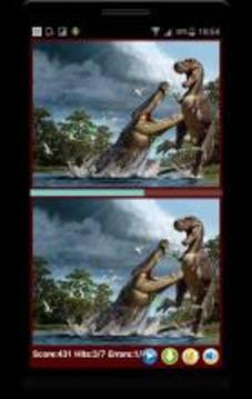 Jurassic Dinosaur Evolution World Find Differences游戏截图3