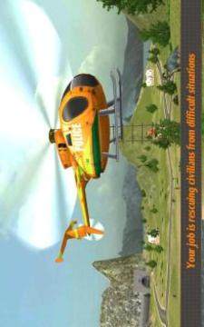 Helicopter Hill Rescue 2017游戏截图1