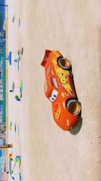 Super Hero Cars Lightning Mcqueen Car Racing Games游戏截图2