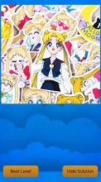 Sailor Moon Puzzle游戏截图2